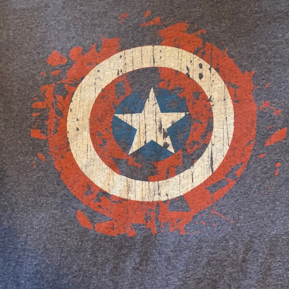 Distressed Captain America Tee